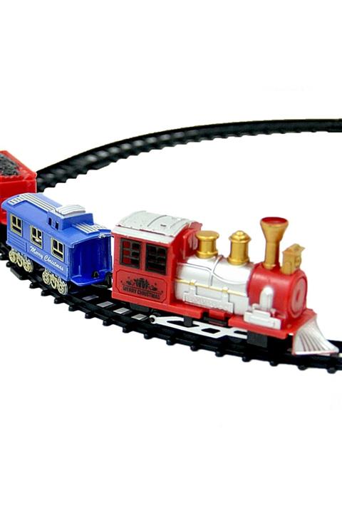 PRESTİJ HOME DEKOR Classic Train Pilli Tren Seti 21 Parça