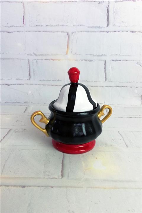 Mamma Ferge Modern Şekerlik Seramik El Boyama