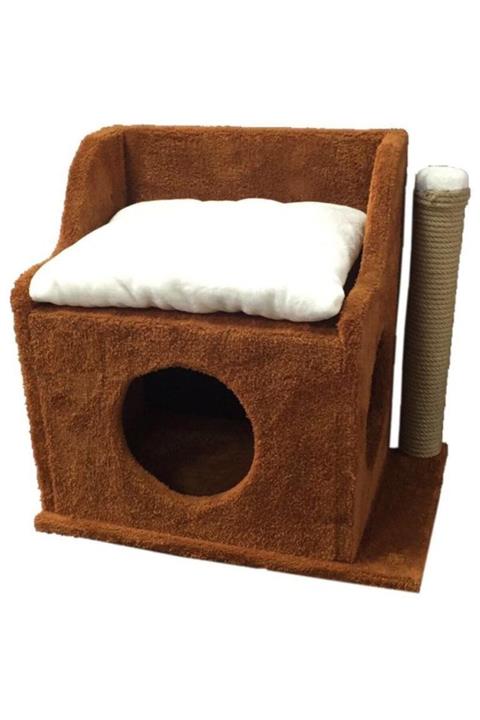Tiger Pets Cat Dream Tırmalama Kedi Evi Kahverengi