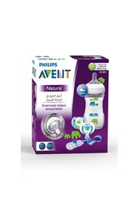 AVENT Fil Desenli Natural Hediye Seti - Mavi