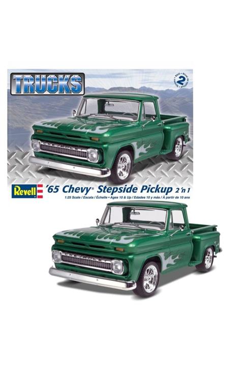 REVELL 143 Parça 1:25 Ölçek 1965 Chevy Step Side Araba Maket