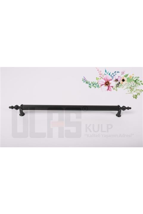 ULAŞKULP MOBİLYA AKSESUARLARI 224 Mm Boru Kulp 5 Li Alım Siyah Mat