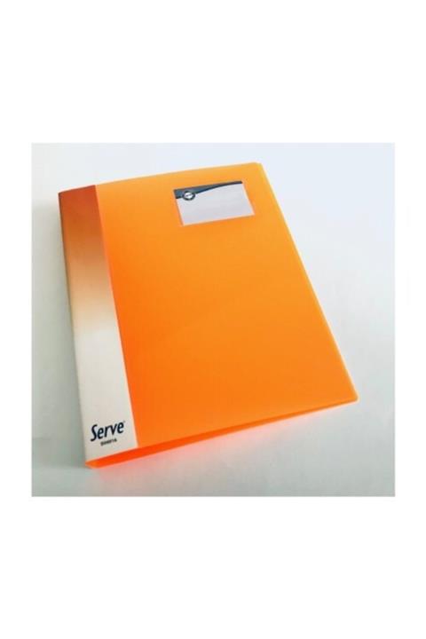 Serve Sv-6916 2 Halkalı A4 Klasör Turuncu