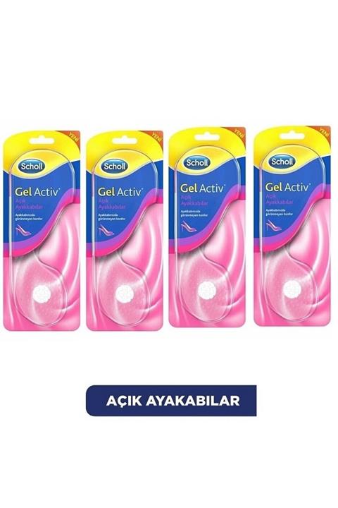 Scholl Ayakkabınızda Görünmeyen Açık Ayakkabılar Için Tabanlık*4 Adet