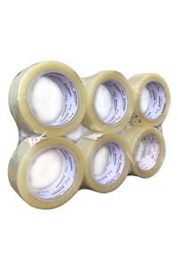 aseltape 70mm*100 Akrilik Koli Bandı 6'lı Paket