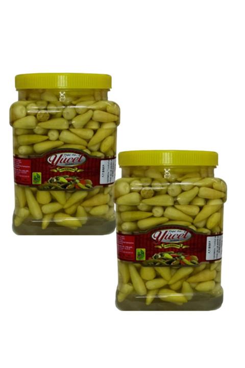 YÜCEL TURŞU VE ZEYTİNLERİ Gedelek Acı Tombul Biber 1kg 2 Adet