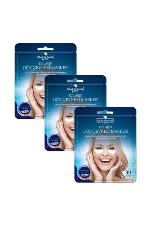 Purederm 3 X Kolajen Göz Çevresi Maskesi (toplam 3 Adet)