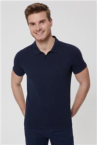 Lee Cooper Erkek Twins Polo Yaka T-Shirt Lacivert 212 LCM 242044