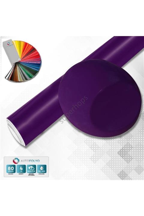 AUTOFOLYO Mat Mor Folyo 122 Cm-1 Metre