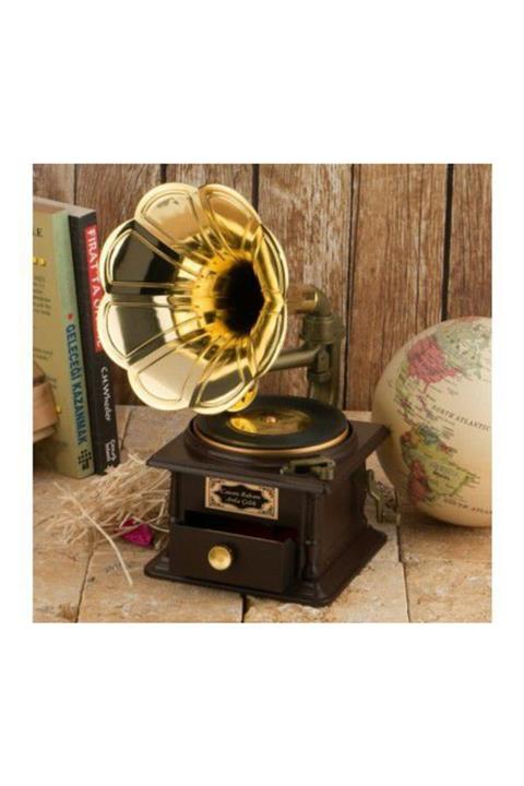 Aysmev Gramofon Nostaljik Müzik Kutusu