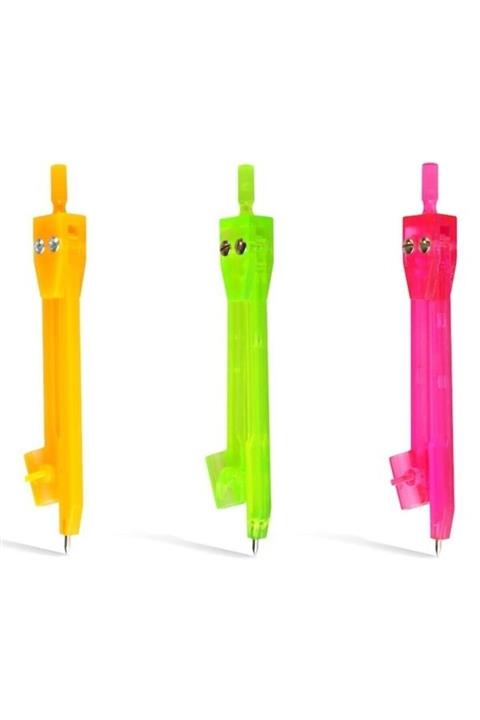HATAS Pergel Öğrenci Plastik Neon 0882