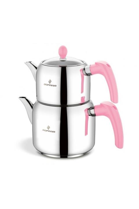 Sofram Arte Ø 160 Orta Boy Çaydanlık - Pembe