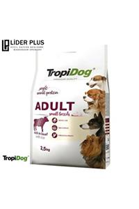 TROPICAT Tropidog Sığıretli Ve Pirinçli Küçük Irk Yetişkin Köpek Maması 2,5 Kg