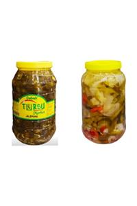 TURŞU MARKET Doğal Fermente Çubuk Turşusu 3 lt Jalapone +3 lt Karışık