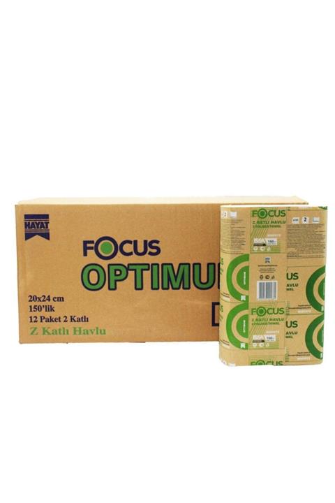 Focus Optimum Z Katlı Havlu 150'li 12 Paket