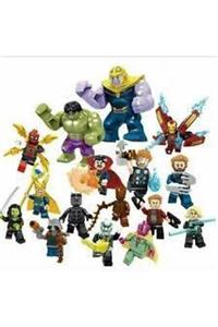 Legoedly Lego Uyumlu Marvel Super Heroes 16li Mini Figür Set Yapı Oyuncakları Eğitici Oyuncak