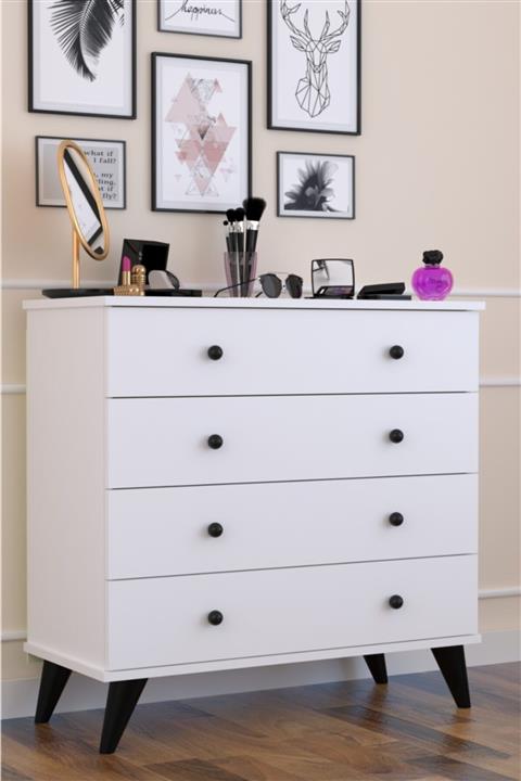 TOCCO Beyaz  Çekmeceli Şifonyer