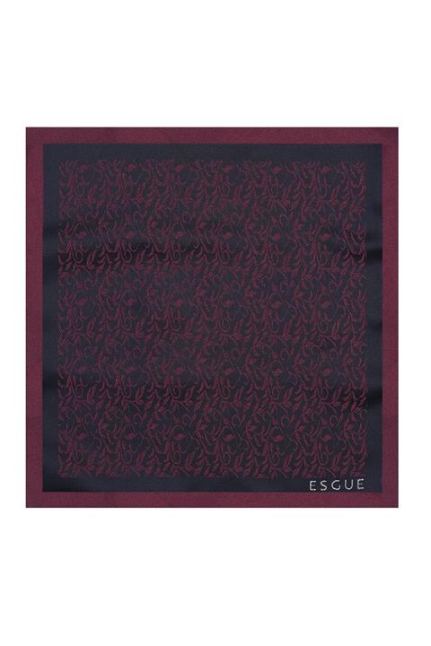 Esgue Erkek Bordo Desenli Yaka Mendil