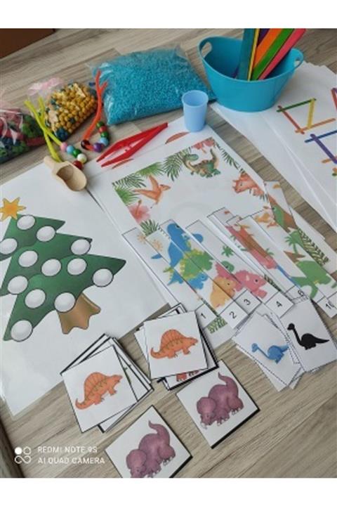 dilekyaman danışmanlık akademisi Dinazorlar Eğitici Etkinlik Seti