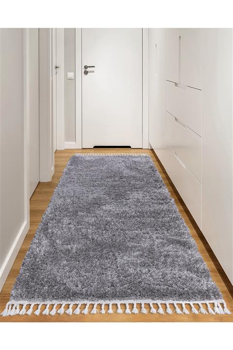 Kuga Halı Açık Gri Post Dokuma Yolluk Halı