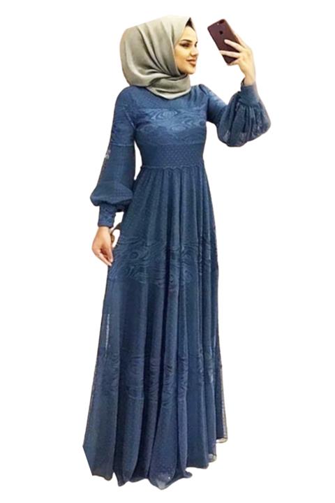 Ladonna Libera Hanzade Tesettür Abiye Elbise Ldn-1140_46