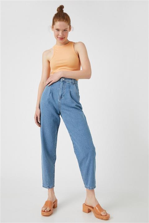 Koton Kadın Orta Indigo Jeans 1YAK47648MD