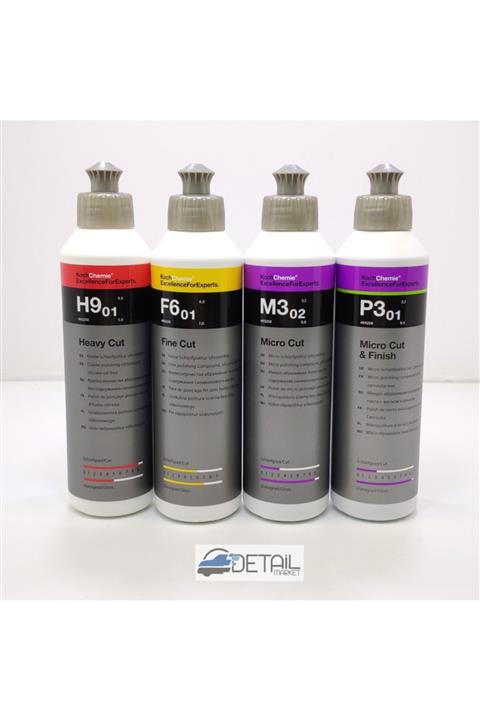 Koch Chemie H9 F6 M3 P3 Kalın Pasta Hare Boya Koruma Seti 250 Ml