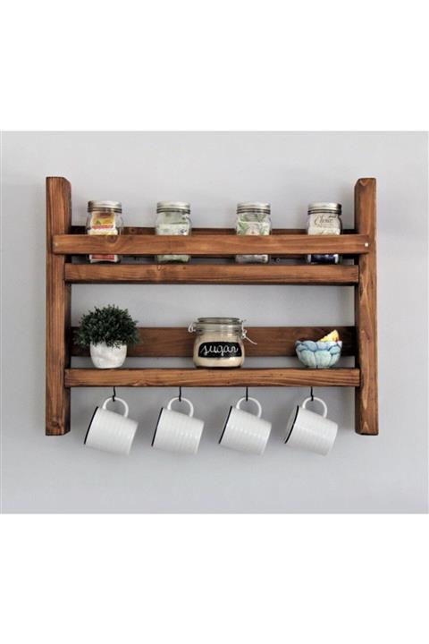 NSD Ahşap Baharat Rafı  111