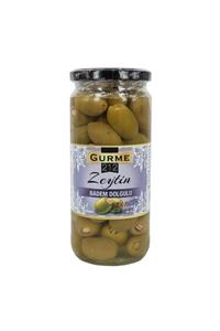 Gurme212 Badem Dolgulu Yeşil Zeytin 490 gr