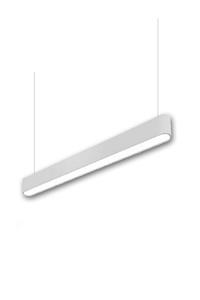 ALFALED Oval Kenarlı Led Lineer Sarkıt -150 Cm - Beyaz Kasa Günışığı