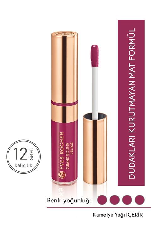 Yves Rocher Ultra Yoğun Renkli Kalıcı Likit Ruj - Mat - Mor
