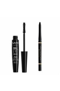 Max Factor Masterpiece Kohl Kajal Eyeliner + Nyx Doll Eye Mascara Long Lash