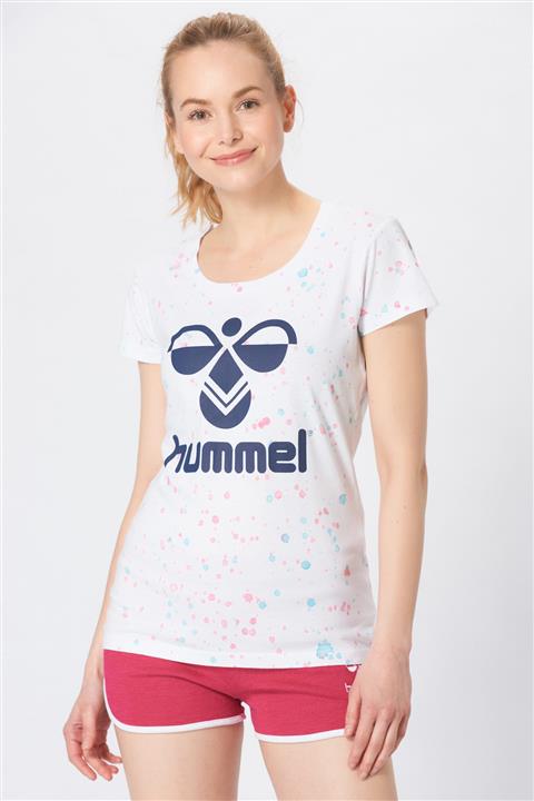 HUMMEL HMLPANI T-SHIRT S/S Beyaz Kadın T-Shirt 100579820