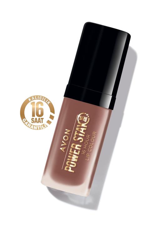AVON Power Stay Likit Mat Ruj - Barely Baked