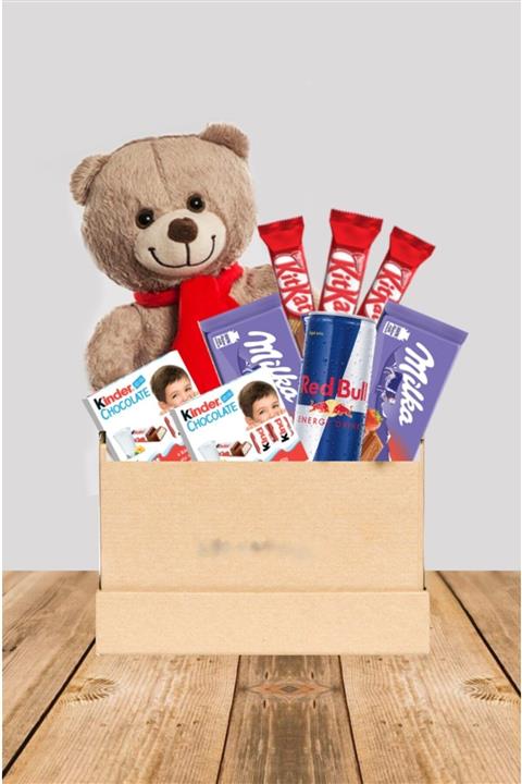 Milka Sevimli Peluş Ayı Atıştırmalık Hediye Seti