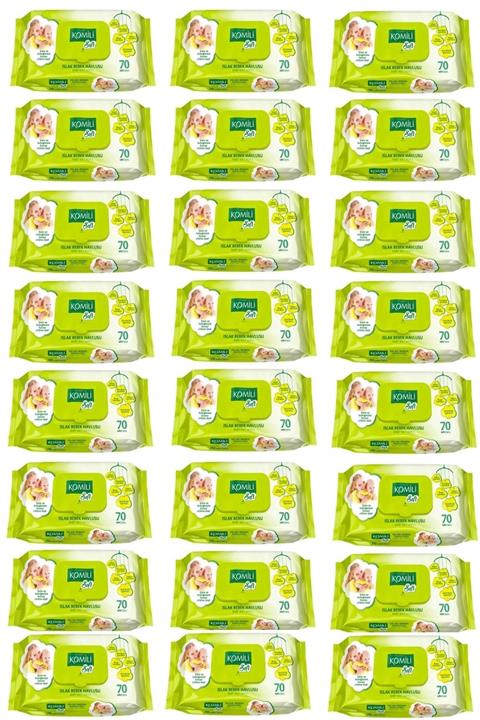 Komili Soft Islak Havlu 24x70'li 1680 Yaprak