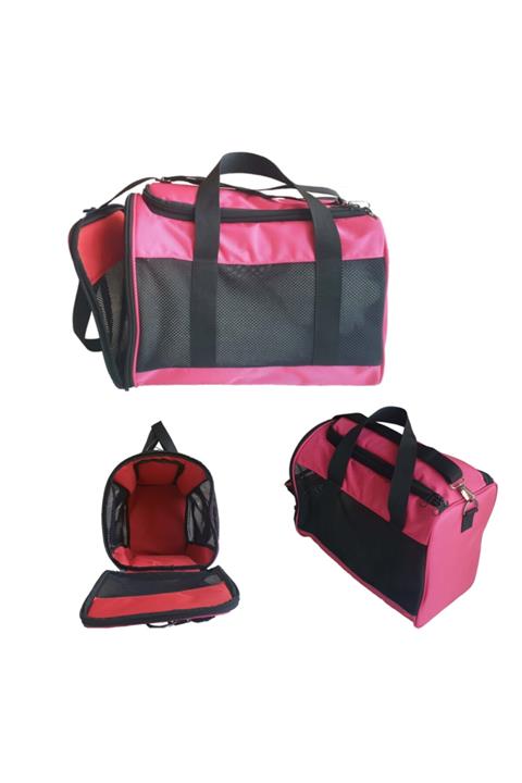 Maxisol Kedi Köpek Taşıma Gezdirme Seyahat Çantası Pembe