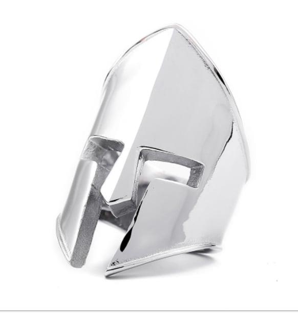 Chavin Şövalye Miğfer Erkek Çelik Yüzük dr14