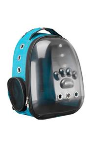 ADDISON Hc-02 Mavi 42x34x30cm Astronot Kırılmaz Kedi Köpek Taşıma Çantası