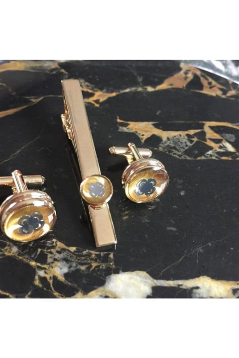 goldman Kol Düğmesi Ve Kravat Iğnesi Set