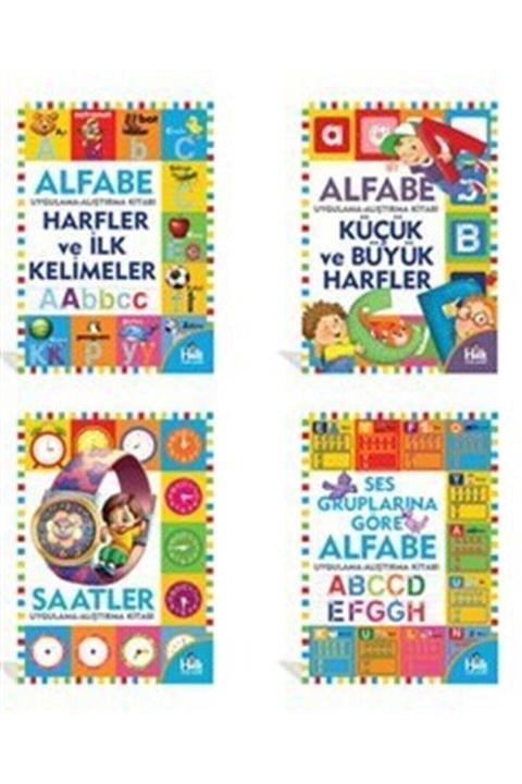 Halk Kitabevi Eğlenceli Alfabe Seti (4 Kitap)