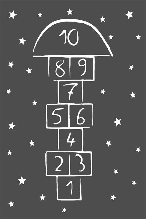 Frenda Home Seksek Desenli Kaymaz Deri Taban Dekoratif Halı