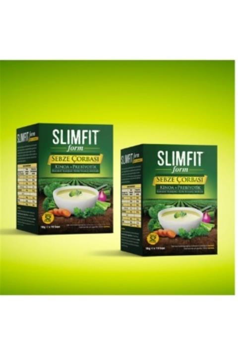 Slimfit Slımfıt Diyet Form Sebze Çorbası 2 Kutu