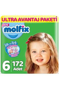 Molfix Bebek Bezi 6 Beden Extra Large Ultra Avantaj Paketi (86*2) 172 Adet