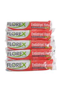 Florex Endüstriyel Hantal Çöp Torbası Siyah 100 X 150 cm / 58 Mc 5 Rulo