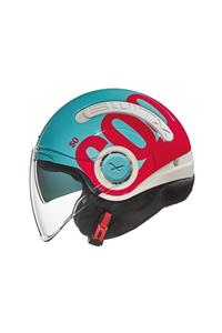 Nexx Sx.10 Cooljam Mavi Pembe Kask