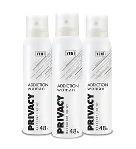 Privacy Woman Addiction Kadın Deodorant 3x150ml