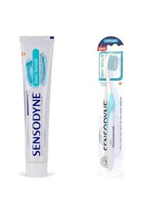 Sensodyne Derin Temizlik Diş Macunu 75 ml + Sensodyn Onarım Koruma Soft Diş Fırçası