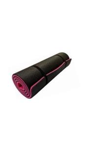 MOYASHOP Siyah Pembe Yoga Minderi - Yoga Matı - Pilates - 16 Mm .