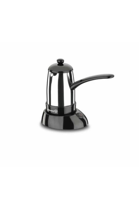 KORKMAZ A365 Parlak Inox/siyah Elektrikli Cezve